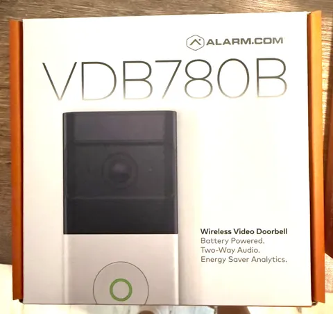 Alarm.com VDB-780B Wireless Video Doorbell + ADC-W115C Chime