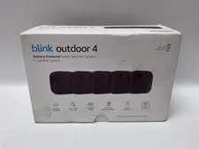 Blink Outdoor 4 – Wireless smart security camera, 5 Pack Camera System