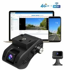 Jimi JC400 4G Dual DashCam Live Video GPS Tracker WiFi Car DVR Recorder Android