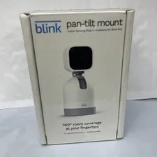Blink Mini Pan-Tilt Camera Rotating Indoor Plug-In Smart Security Camera White