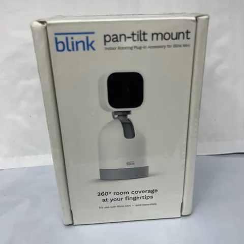 Blink Mini Pan-Tilt Camera Rotating Indoor Plug-In Smart Security Camera White
