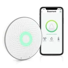 Airthings 2950 Wave Radon Smart Detector Humidity Temperature Sensor