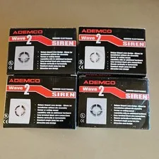 Ademco Honeywell WAVE 2 Indoor Electronic Siren - New NOS LOT OF 4