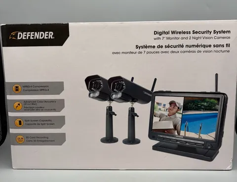 Defender PHOENIX M2 Security Monitor & 2 Cameras - Sealed