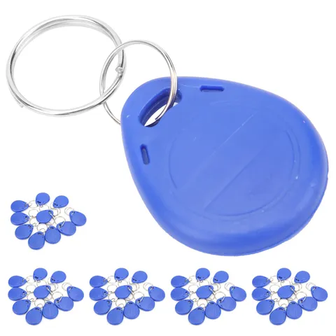 50pcs ID Card Key Fob Token Tag 125KHZ Rewritable Universal For Access Control