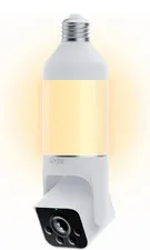 Cámara Bombilla Seguridad 2K HD LED con Visión Nocturna y Detección Movimiento