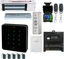 Electric Magnetic Lock Kit 1200Lb Electromagnetic Lock Waterproof RFID Keypad wi