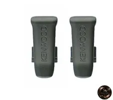 Set of 2 Belt Clips for Kenwood UBZ-LK20/UBZ-LM20/UTB-10/UBZ-LS20 (Replacement