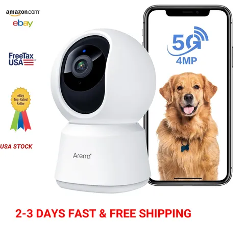 Indoor Security Camera 4MP Dual Band WiFi Pet Baby Monitor with Auto Tracking