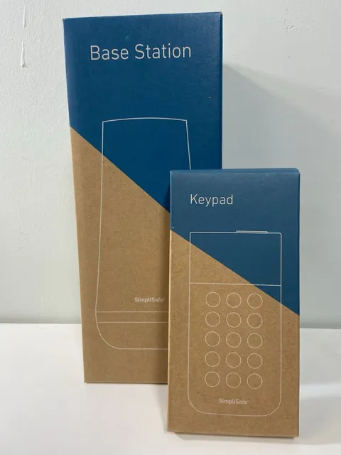 SimpliSafe Home Security Base Station (GEN3) With Power Adapter & Keypad