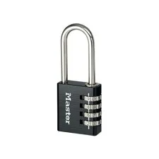 Master Lock 7640EURDBLKLH Black Finish 40mm 4-Digit Combi Lock - 51mm