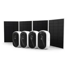 Arlo Essential Outdoor Security Camera HD 3rd Gen with Solar Panels 4-Pack