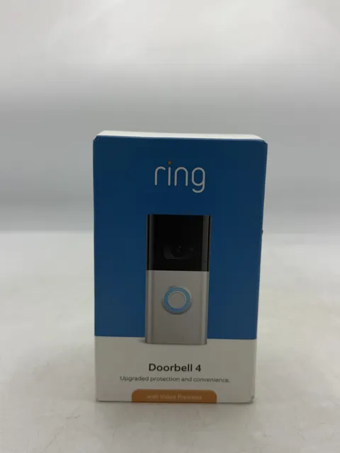Ring Doorbell 4 Video Smart Home Security Camera System New In Box