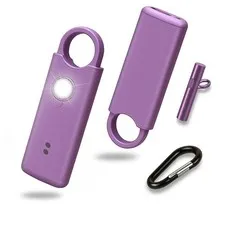 VOLTEK Metal Personal Alarm for Women (Purple) – 140dB Self Defense Safety Al...