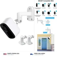 2Pack Adjustable Wall Mount for Arlo Essential 2K Indoor/Outdoor(2nd Generati...