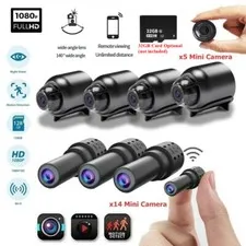 Mini Camara Oculta Espia De Seguridad WiFi 1080P HD Camaras Con Audio y Video