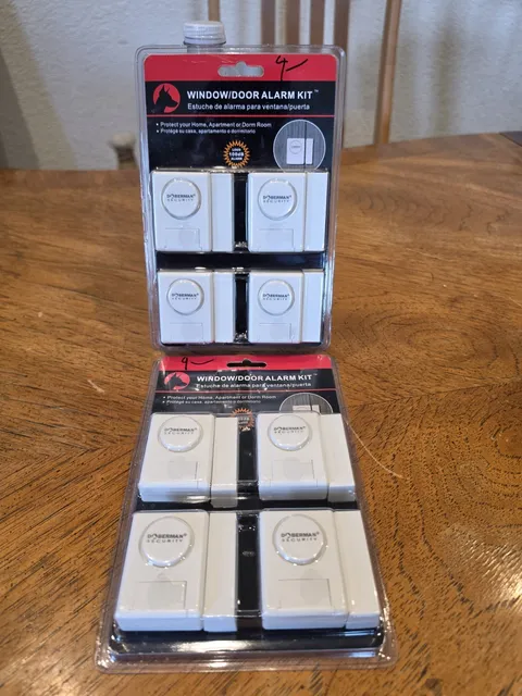 Doberman Security Wireless Window/Door Alarm Kits 100dB Battery Self Adhesive