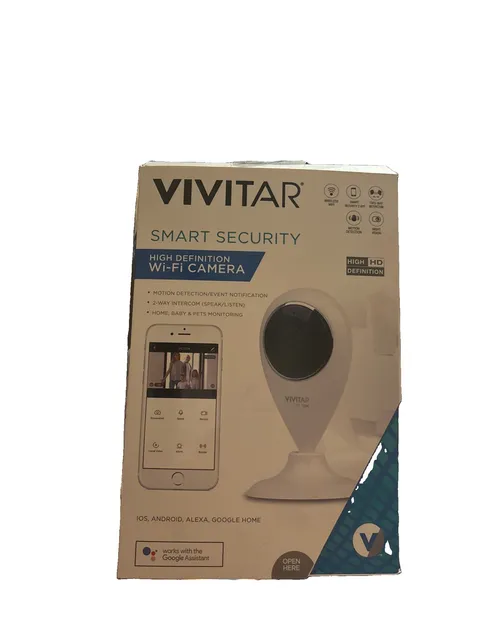 Vivitar Smart Security IPC112N-WHT 720p WiFi Camera Two-Way Motion Detection