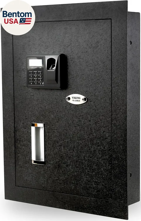 VS-52BLX Heavy Duty Hidden in Wall Safe Biometric Fingerprint