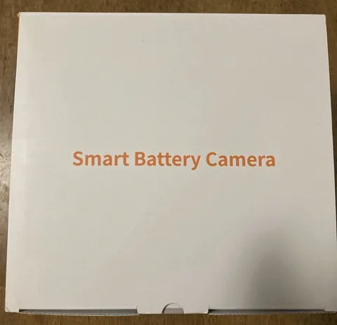 Smart Battery Camera Indoor Wi-Fi IP/Network Surveillance Camera Battery White
