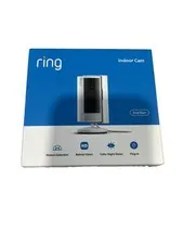 Ring Indoor Cam 2nd Gen Plug-In 1080p HD WiFi Security Camera White Ships Free