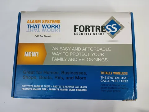 Fortress Home Security Store S02-A Wireless Security Alarm System Home RV Shop