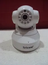 Sricam White 1080p FHD Night Vision 5V Wireless IP Security Camera Not Tested