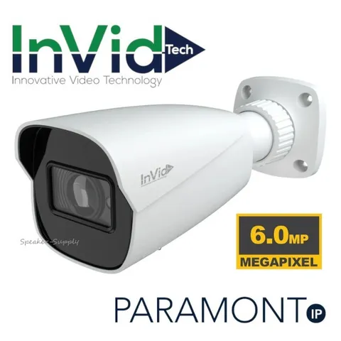 InVid 6MP Motorized Auto-Focus Bullet Lens 2.8-12mm Camera PAR-P6BIRA2812NH-AI