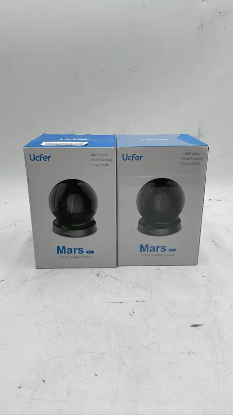 Ucfer UCF-M1 Mars Pro 1080P Indoor Security WiFi Camera Units Lot of 2 Units