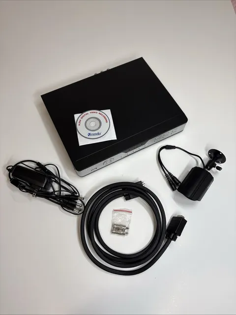 Zmodo 4 Channel DVR W/ Accessories 