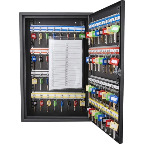 BARSKA CB12486 Key Cabinet,64 Keys,Single Key,Steel 53JF30