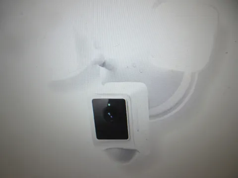 Wyze Wired Outdoor Wi-Fi White Floodlight v2 Home Security Camera with 2K Video 