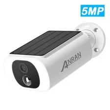 Wireless Solar Battery Security Camera 5MP HD Outdoor IP66 PIR Human Remote View