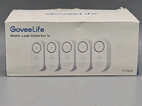 GoveeLife H5059 Water Leak Detector 1S 5-Pack IP67 105dB No Gateway