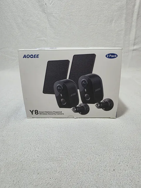 2 Pack AOQEE Wireless Security Camera Smart Night Vision Outdoor WiFi Cameras