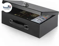 Fire Resistant Safe Fire Safe Box with Key Lock for Home Office Security Storage