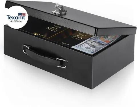 Fire Resistant Safe Fire Safe Box with Key Lock for Home Office Security Storage