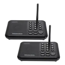 Wireless Intercom System 3280ft Long Range 10 Channel 3 Code Anti Interfere RVSQ