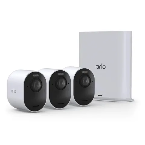 Arlo Ultra 3rd Gen 4K HDR Wireless Security Camera System 3 Cam Kit