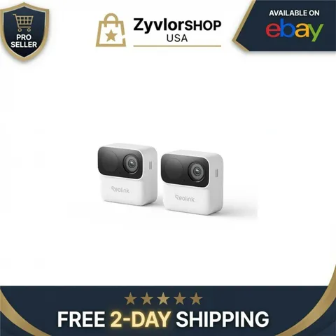 REOLINK Argus MagiCam 2-Pack Wireless Security Cameras 1080p WiFi