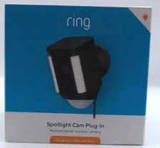 Ring Spotlight Cam Plug-In W/Bright LEDs & Siren - BRAND NEW!!!!