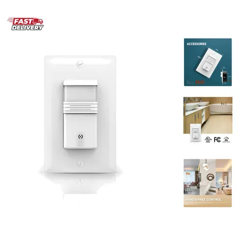Motion Sensor Light Switch, Occupancy & Vacancy Model Motion Activated Wall S...