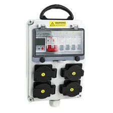 Power Distribution Box, 110V Electricity Meter 1*60A 4*20A FL+LS+METER