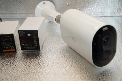 Arlo Pro 4 VMC4041P 2K HDR Color Night Vision Add-On Security Cam With Mount
