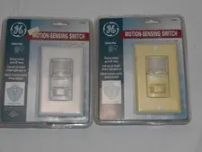 2 New GE Wide Angle Motion Sensing Wall Switch PIR61-7M 57885 SEALED