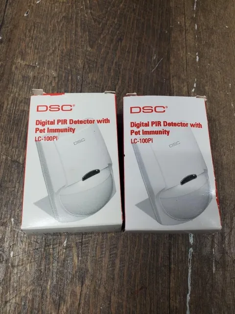 Y74 ♻ Lot 2- DSC LC-100PI Digital PIR Detector With Pet Immunity Motion Sensor ♻
