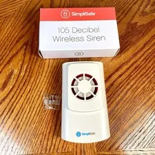 SimpliSafe ~ 105 Decibel Wireless Siren ~ 1st Generation Home Security ~ WS1000