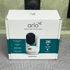 Arlo Indoor Pan Tilt Pet Camera 2K 360 Degree Pan 180 Tilt Plug In (BRAND NEW)