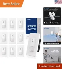Occupancy Motion Sensor Light Switch, PIR Infrared Motion Activated Wall Swit...