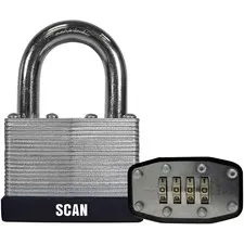 Scan QC0450 Laminated Steel Combination Lock 50mm